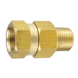 Swivel Joint for Pressure Washers up to 280 Bar 360° Rotation G 3/8 Inch Female x G 3/8 Inch Male Thread Hose High Pressure Gun Swivel Joint
