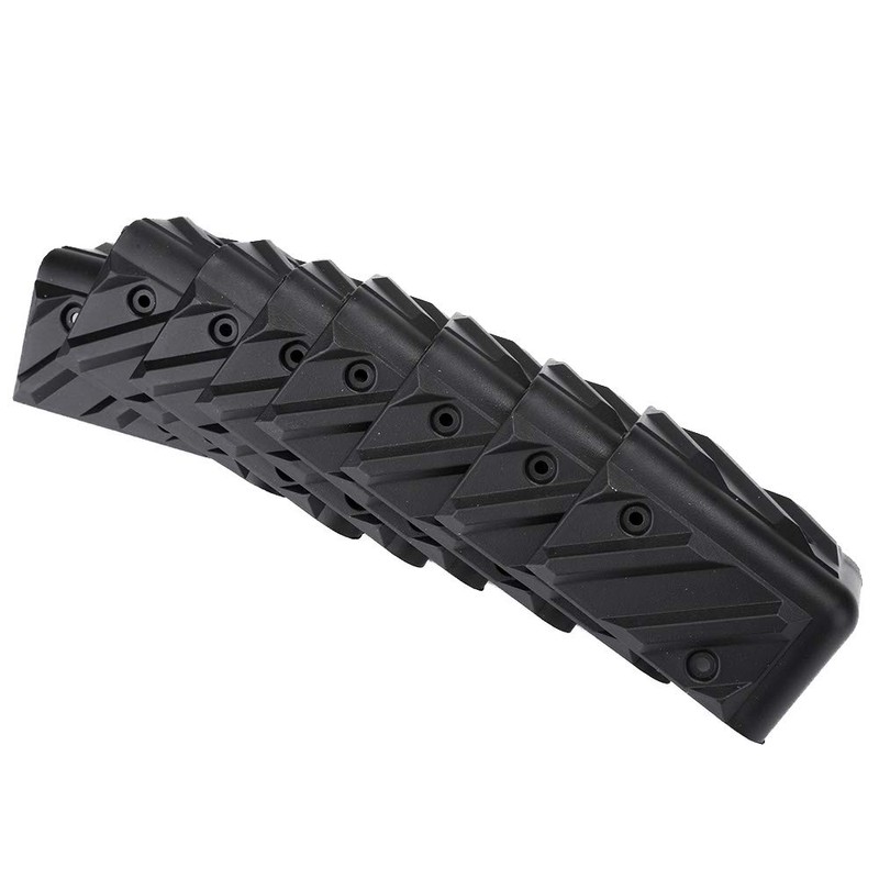 8PCS Thickening Speaker Corner with Screw Kits, Protector Plastic Right-Angle