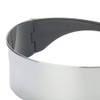 POFET Futuristic Narrow Cyclops Silver Color Mirrored Lens Visor Sunglasses