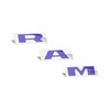 RAM Grille Emblem Overlay Decal Stickers 2025 Ram 1500 (Color: