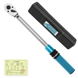Torque Wrench, Preset Type, Insertion Angle 0.3 inch (9.5 mm) (3/8 inch), 5-60 Nm (5-60 Nm) Automobile, Tire Replacement, Bicycle Repair, Motorcycle, Car, Storage Case, Calibration Certificate, Japanese Instruction Manual Included