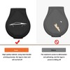 Car Sunglasses Holder Compatible with Cybertruck Sun Visor Magnetic Leather