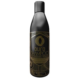 Ouro Black Toning Shampoo for dark brown to black hair 8.45 oz