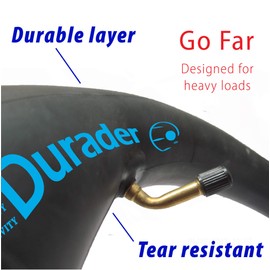 Lineament Durader 14x2.125 Inner Tube with Angled Valve for Gasoline Bike