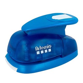 Artemio 5 cm Giant Label Lever Punch, Blue