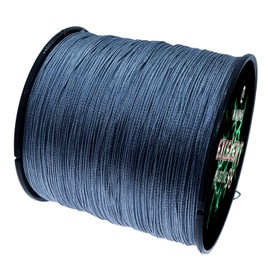 Waline 8 Strands Super Strong PE Braided Fishing Line 8x 300 m Fishing Line 20lb 30lb 40lb 50lb 60lb 80lb 8X Fishing Line (Grey, 20lb/0.17mm/300m(328yds))