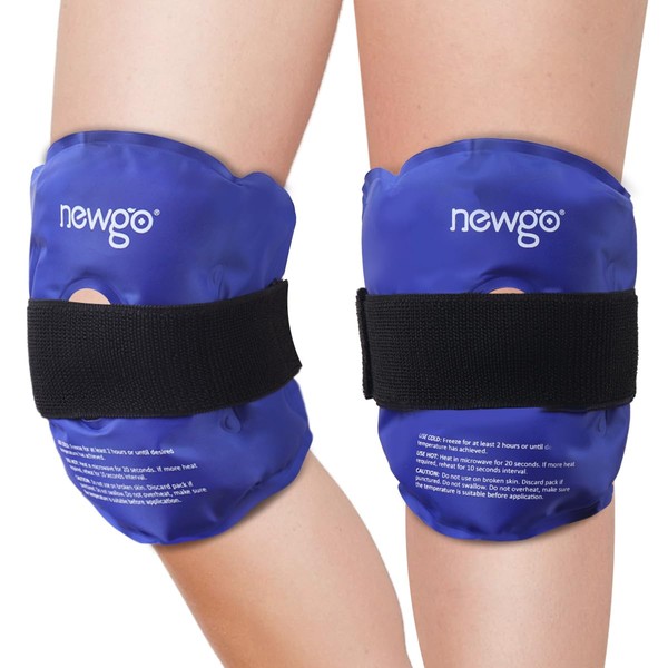 NEWGO Knee Ice Wrap Cooling Pads for Knee, Cooling Cuff,