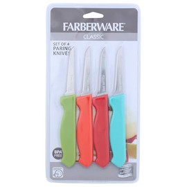 Farberware 5215732 Stainless Steel Paring Knife Set, Set of 4
