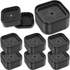 Alongen 8 PCS Bed Risers 1 inch,Stackable Furniture Risers with