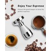 58mm Stainless Steel Espresso Tamper, Flat Base Coffee Tamper, Tamper