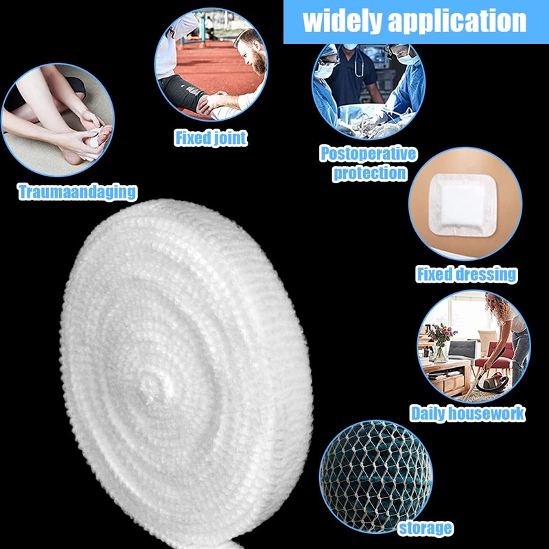 Tubular Bandage Elastic Net Wound Dressing Elastic Dressing Retainer Tubular