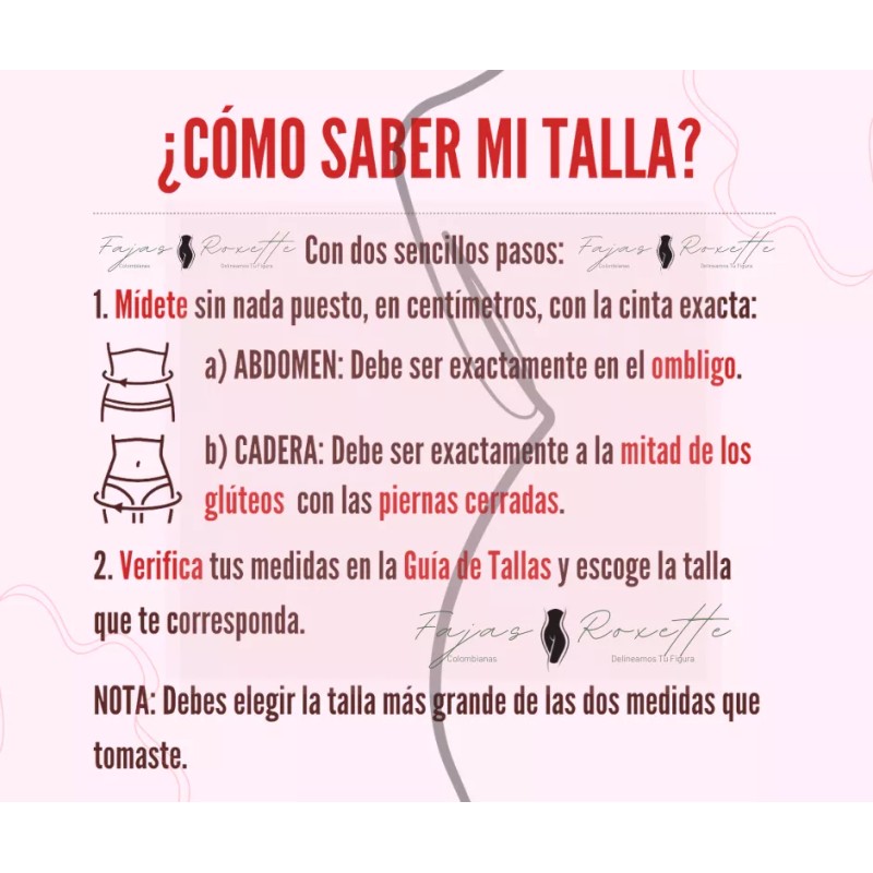 M&D Faja Colombiana Reductora Myd Ajustable Lipo Primera Etapa
