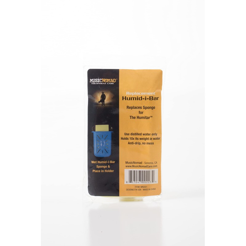 MusicNomad Replacement Humid-I-Bar Sponge for Humitar Humidifier (MN301)