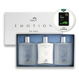 Flower Holding Man 꽃을든남자 이모션 스킨 로션 남자화장품 3종 세트 [이모션 클래식 스킨 2개+로션 1개] Flower Holding Man Emotion Skin Lotion Men's Cosmetic 3-Piece Set [2 Emotion Classic Skins + 1 Lotion]