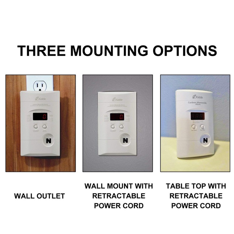 Kidde Nighthawk AC Plug-in Operated Carbon Monoxide Alarm with Digital