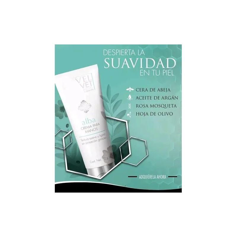 Alba Kromasol Crema Para Manos Tubo Con 70 G