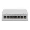 DIGITUS Desktop Modular Patch Panel Shielded 8 Port Light Grey