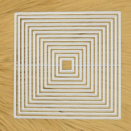Large Nest of 13 Square Metal Straight Cut Cutting Dies, Card Making, Scrapbooking, Photo Albums, Stencils, Paper Crafts 13.8cm x13.8 cm Set Size G5