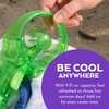 O2COOL Deluxe Handheld Battery Powered Water Misting Fan (Green)