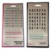 A4 Letter Tiles - 85 Letters, Numbers, and Symbols to