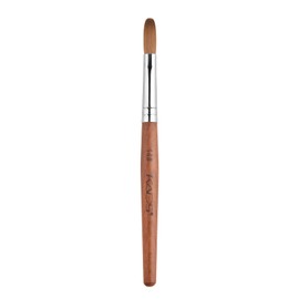Rolabling Nail Brush Kolinsky Sable Acrylic Nail Art Brush Professional Red Wooden Nail Brush (14#)