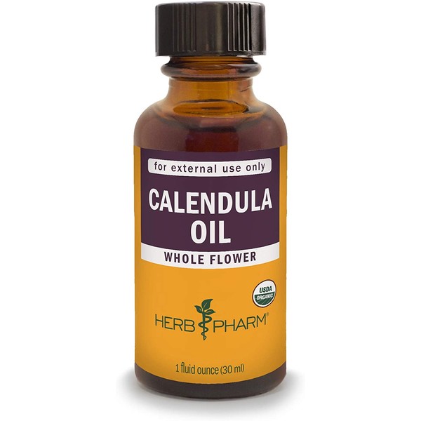 Herb Pharm Certified Organic Calendula Oil - 1 Ounce