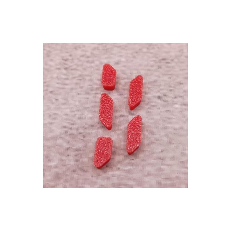 ULEIVA Replacement Buttons 5X Button Red Compatible with Garmin Edge