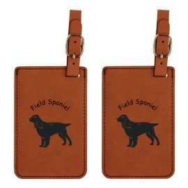 Unbranded L3179 Field Spaniel  Luggage Tags 2Pk FREE SHIPPING 200 Breeds Available