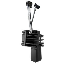 HIKUDIY 0.2mm Hardened Steel Complete Hotend Nozzle Kit for Bambu Lab P1P P1S, All-Metal Integrated Design 300℃ High-Temperature Print Head with Fan,Thermistor,Ceramic Heater