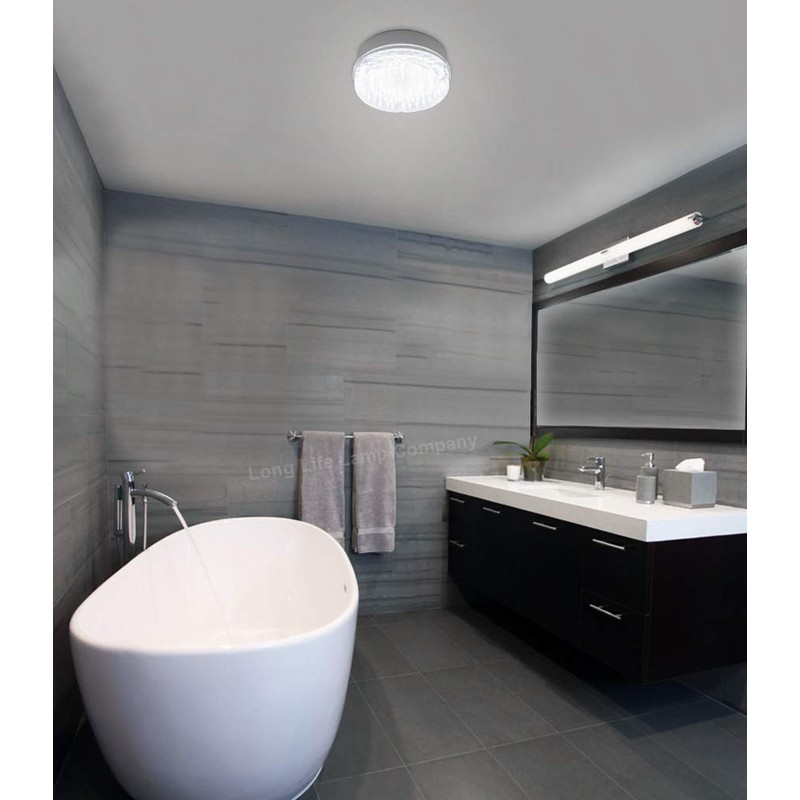Round 18w LED Ceiling Light IP65 6500k Bright Daylight Surface