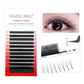Blister Extensiones De Pestañas Massacaku U-shaped Yy Lash