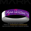 WM infinite Tyvek Wristbands for Events, Dream Star Creative Design