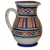 "Handmade" Sangria Pitcher Moroccan Ceramic Beverage Dispenser Jar Water Juice