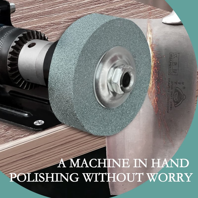 XZEIT Grinding Wheel Adapter and Grinding Stone for Drill, Metal