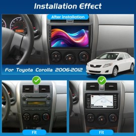 LeeKooLuu For Toyota Corolla 2009-2013 Apple Carplay Android 15 Car Stereo Radio GPS +Cam