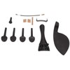 Violin Fiddle Accessories Kit Replacement Parts Metal Wooden for 4/4