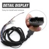 Vkinman 26347 26377 11-Pin Plow Side Light Wiring Harness Kit,