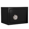 Steel Safe Box with Key Lock, Anti-Theft Security Storage for