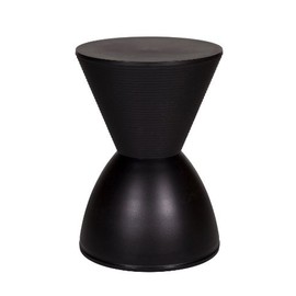 Pangea Home Bongo Side Table, Black