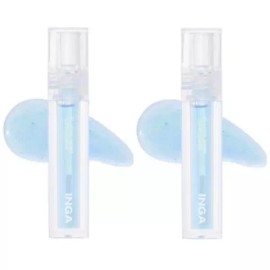 Inga 잉가 젤리풀 샤인 볼륨 광 립 플럼퍼 블루헤이즐 X2개 Inga Jellyfull Shine Volume Gloss Lip Plumper Blue Hazel X2