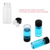 Cadbibe 10ml Clear Glass Vials with Screw Caps and Plastic