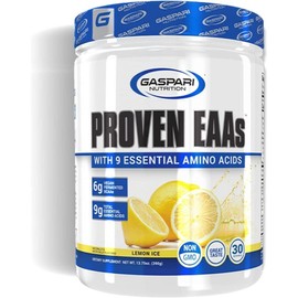 Gasper Nutrition Proven EAAs Lemon Ice 390g 13.75oz, 1 piece / 가스퍼리뉴트리션 Proven EAAs 레몬 아이스 390g 13.75oz, 1개