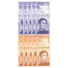 5 x 10 Million & 20 Million VENEZUELA DIGITALES Banknotes -