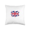 Union Jack British Flag Flair Throw Pillow