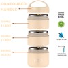 Stackable Stainless Steel Thermal Lunch Box with Lunch Bag and