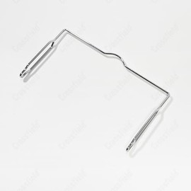 Crossfield General Purpose Short Hanger for Combat Rice 2 Type 2 Evernew Mountain Rice Shorter Handle, Short Handle (Unpainted Silver)
