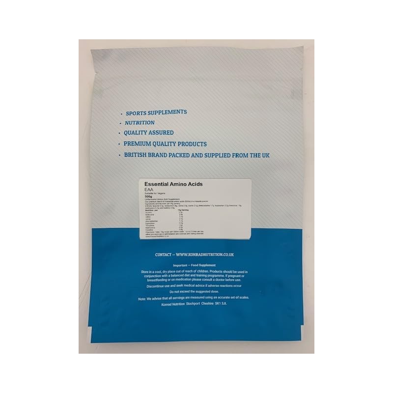 Essential Amino Acids Powder (EAA) Includes BCAA - Muscle -