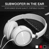 Over Ear Headphones Hi-Fi Stereo Noise-Cancelling Headsets Wired Earphones, Universal