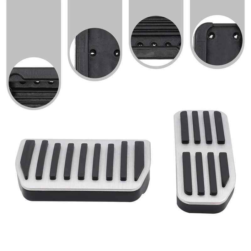 Stainless Steel Pedal Caps Accelerator Cap Footrest