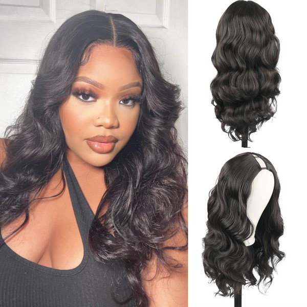 Matthhia Body Wave V Part Wigs Synthetic Body Wave Wigs